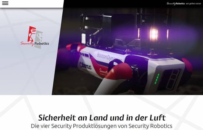 Security Robotics - Website