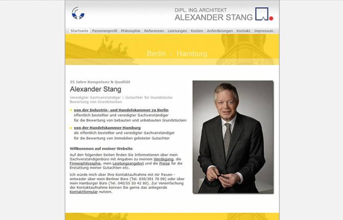 Alexander Stang - Website