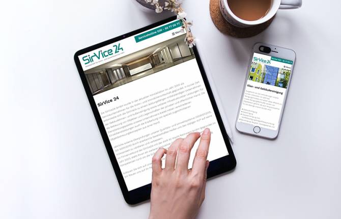 SirVice24 - Responsive Website