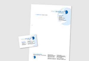 Briefbögen und Visitenkarten für Arztpraxen
