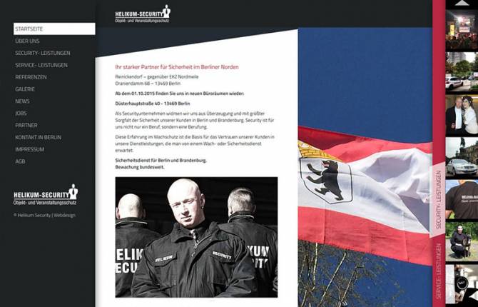 Helikum Security - Website