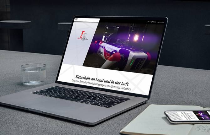 Security Robotics - Responsive Website