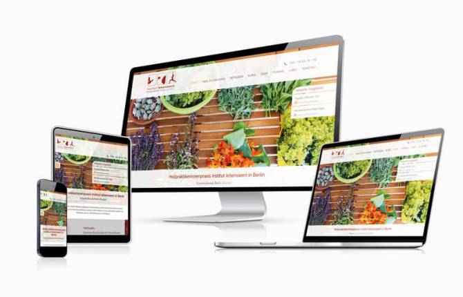 Institut Lebenswert - Responsive Webdesign