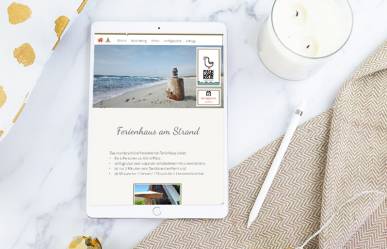 Webdesign Ferienhaus Ahrenshoop