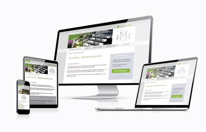 Metallbau Habermann - Responsive Webdesign