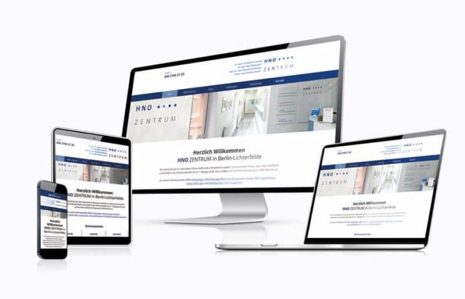 HNO Zentrum Licherfelde - Responsive Website