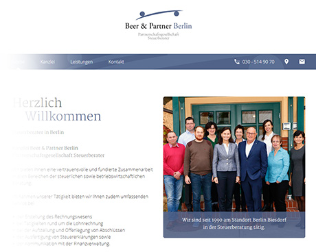 Webdesign für Steuerberater und Rechtsanwälte