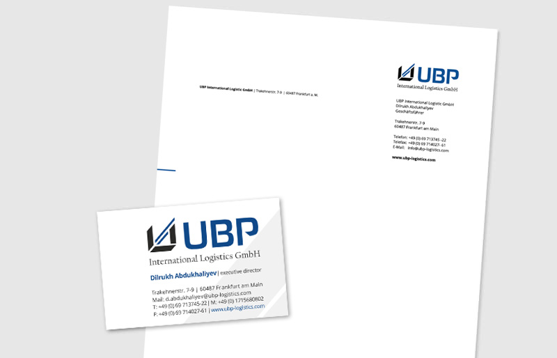 UBP International Logistics - Druckprodukte
